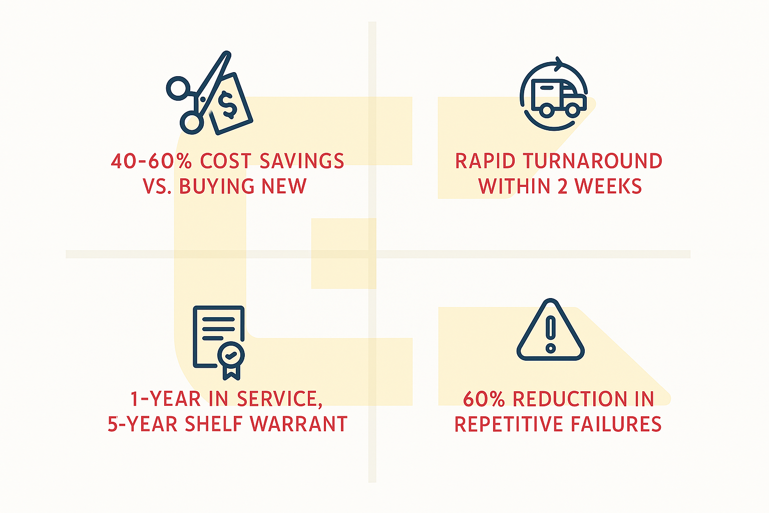 Factory repair stats
